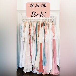 Dresses, Skirts, Tops, Sweaters and Accessories! Lots of unlisted Items as well!